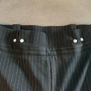 White House Black Market Ruffle High Waisted Pants